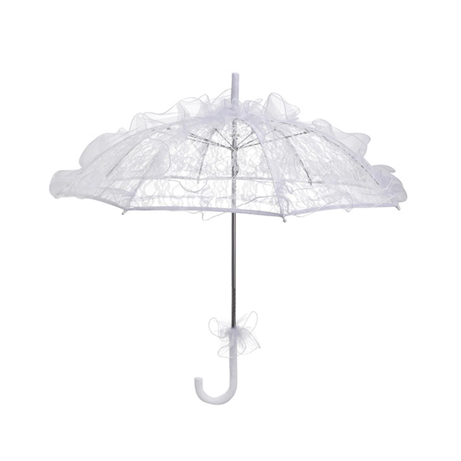 Lace Umbrella White