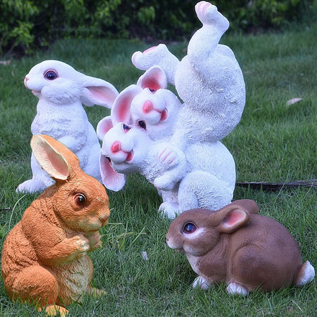 outdoor easter bunny statue