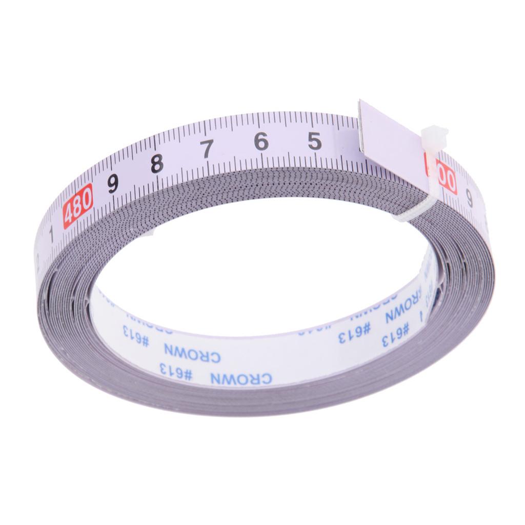 Lovoski Metric Self Adhesive Tape Measure Steel Scale Miter Track Ruler eBay