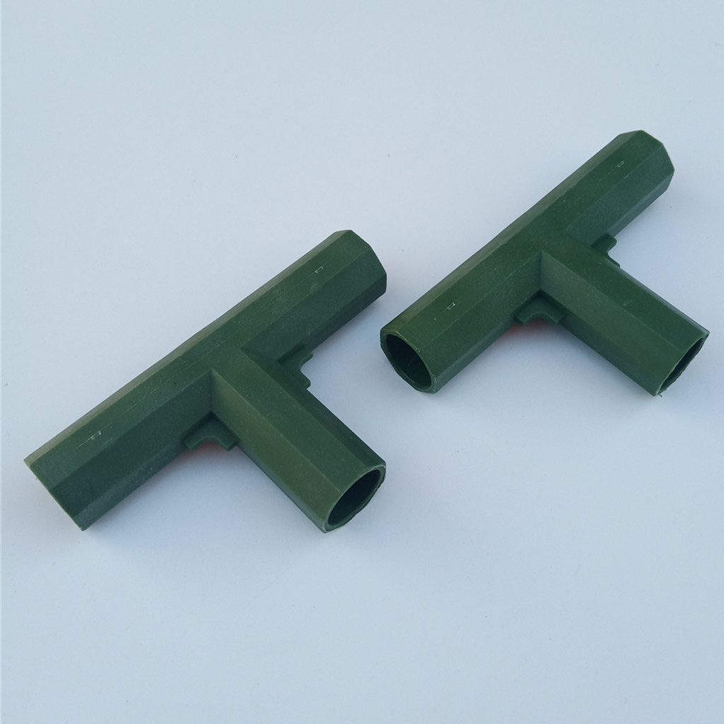 2pcs 16mm PVC Building Fittings Greenhouse Frame Furniture Connectors 3T