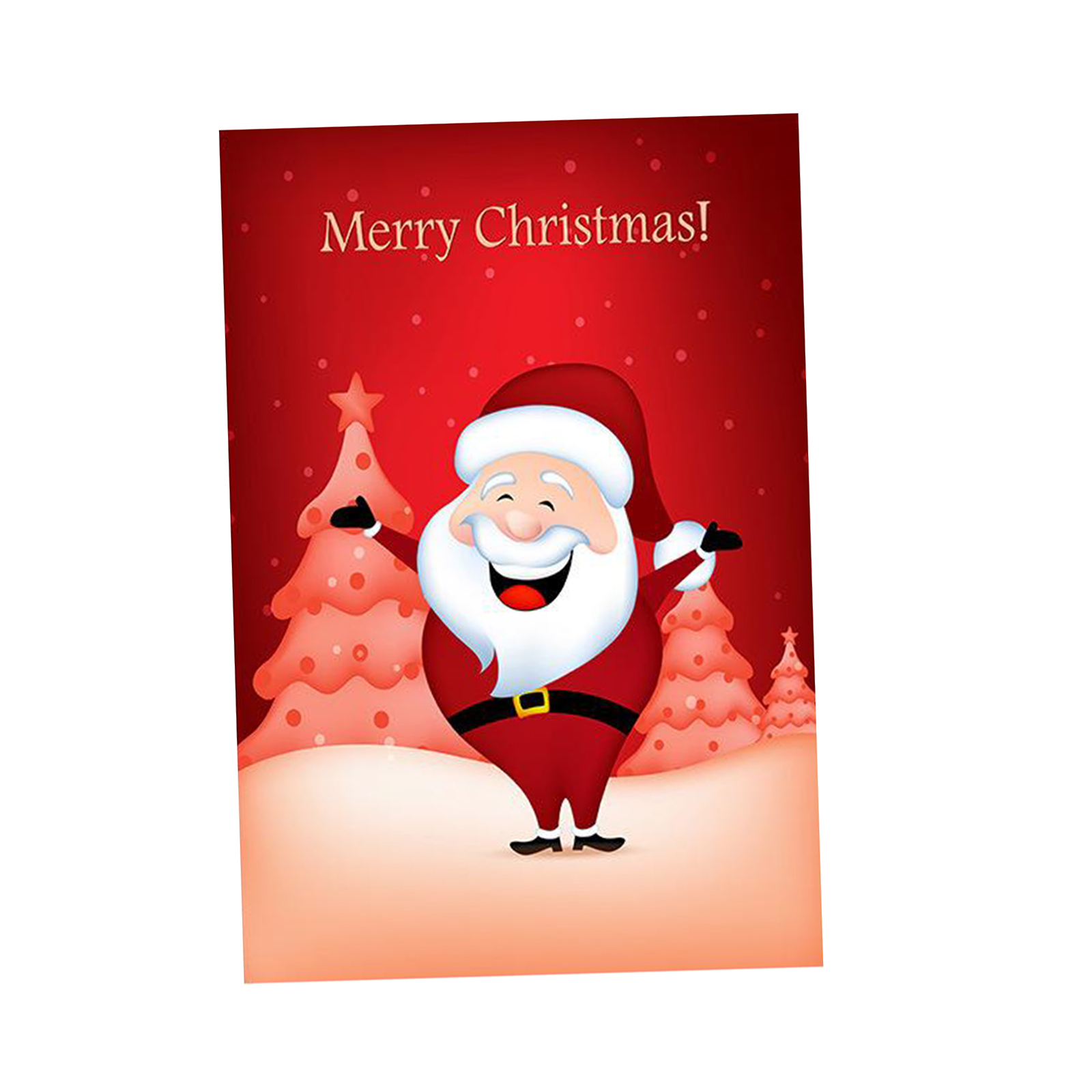 Outside Garden Yard Lawn Banner Flag Christmas Santa Flag Laughing Santa_2