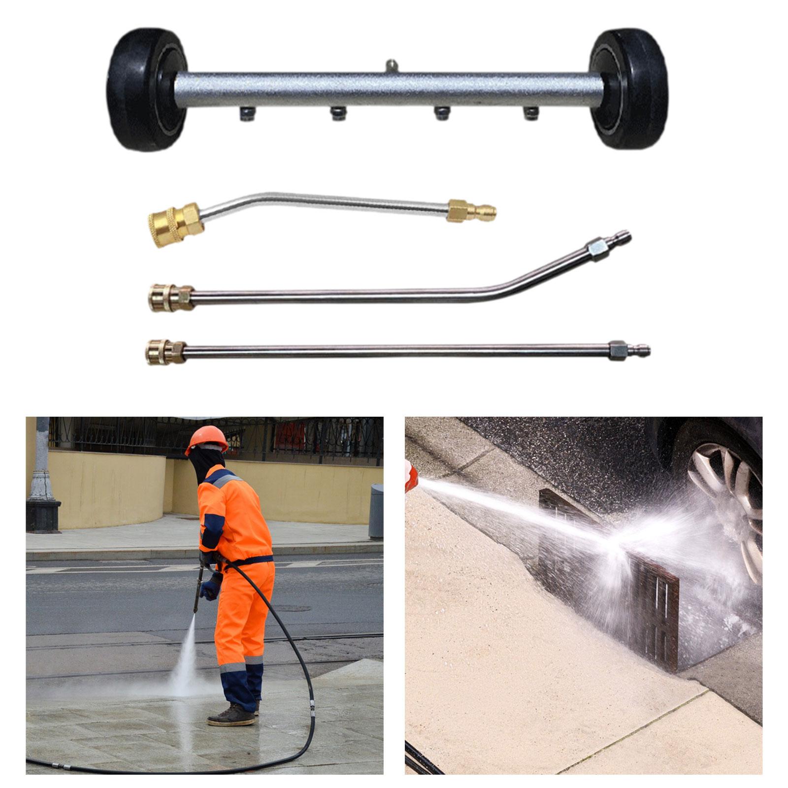 Pressure Washer Power Washer Water Broom Chassis Cleaner Undercarriage Cleaner Black