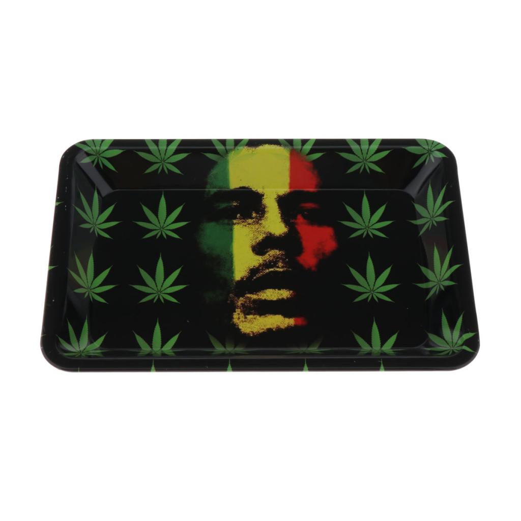 Cigarette Rolling Tray Metal Plate Tray Essential Smoking Holder Trays ...