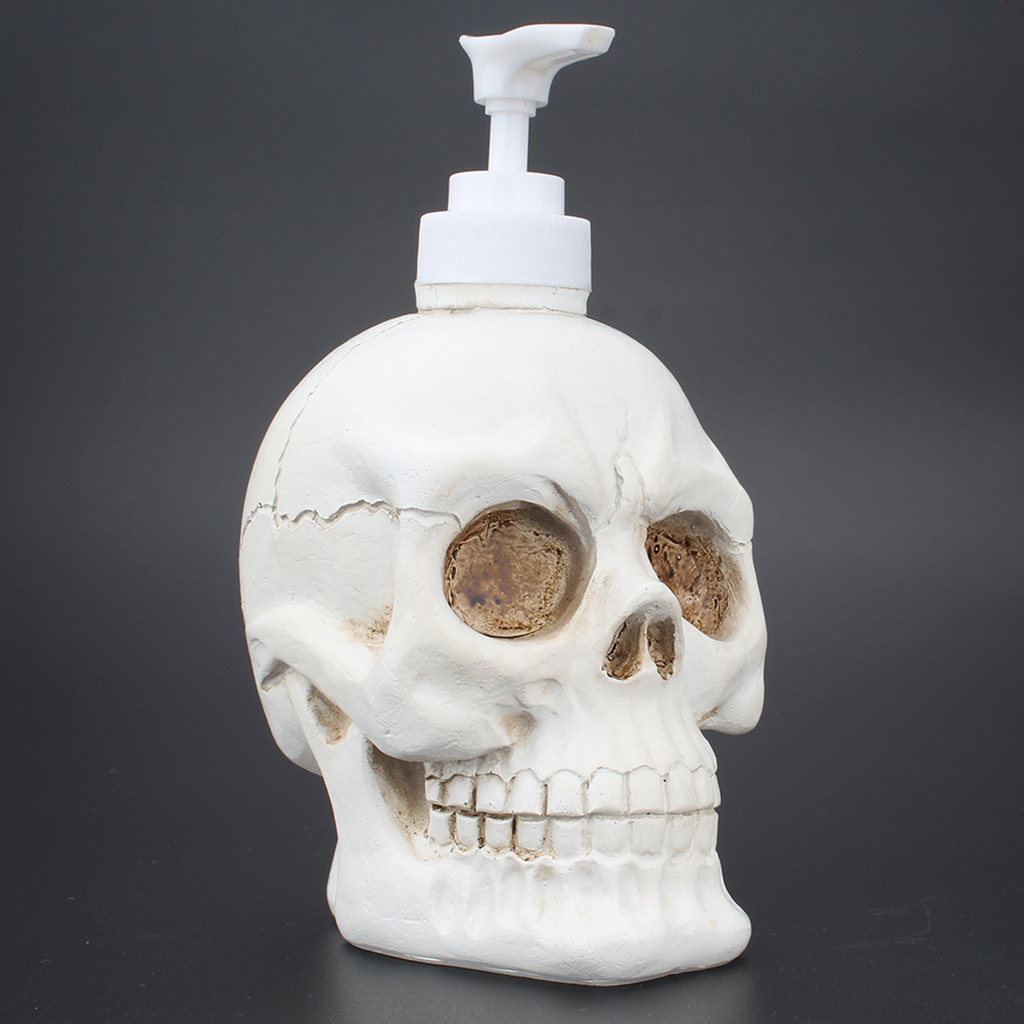 Foaming Soap Pump Dispenser Gothic Skull Cosmetic Container Bottle 350ML