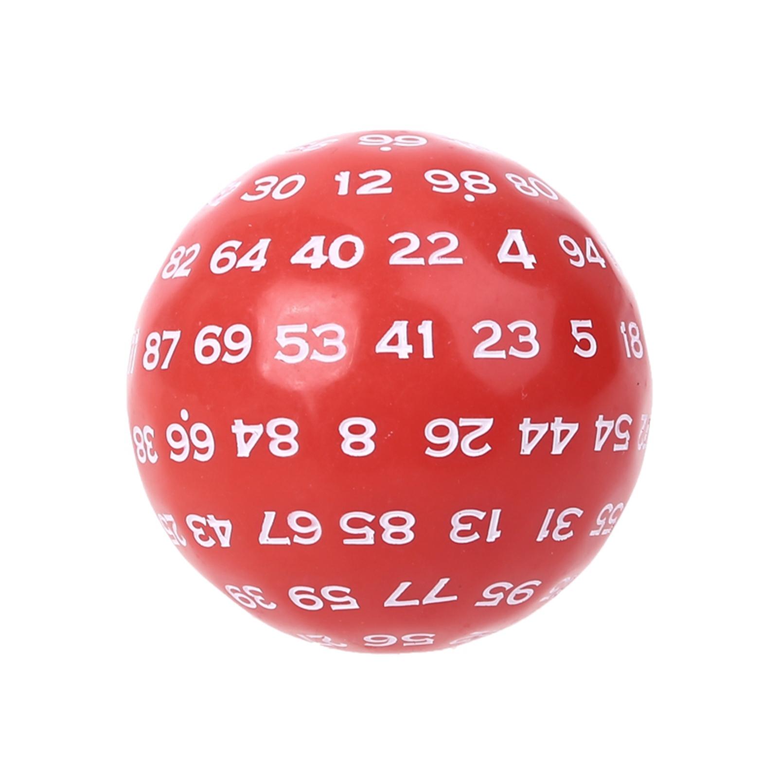 Acrylic Dices Game Entertainment Family Polyhedral Dice Red