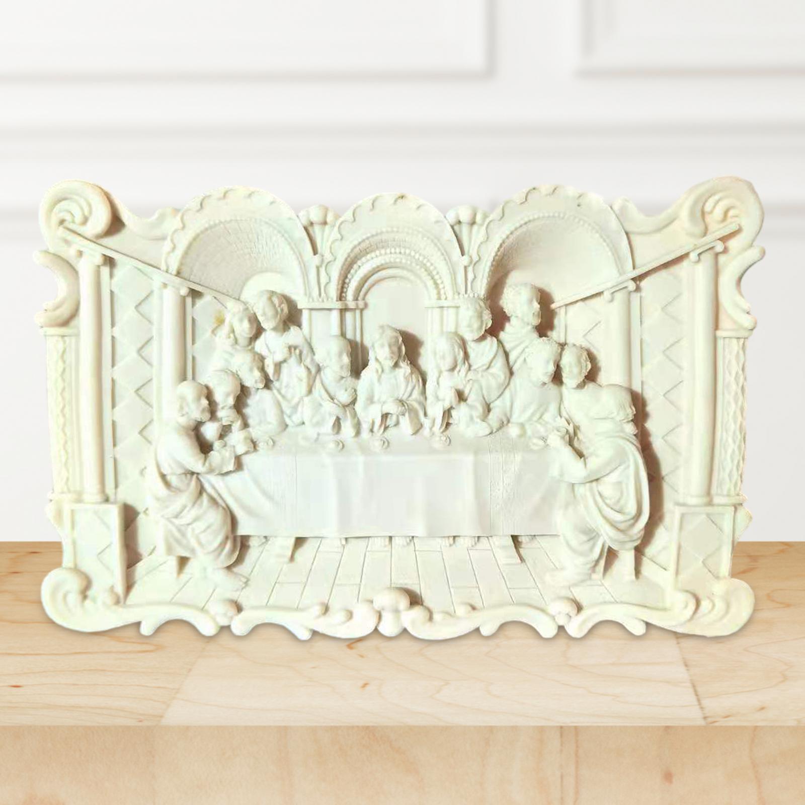 Religious Sculpture Tabletop Display Catholic Sculpture for Church Desk