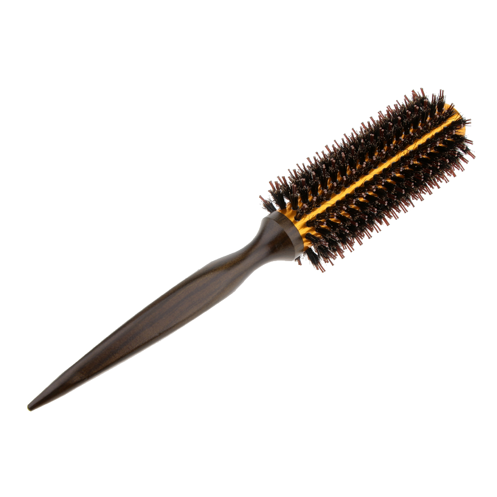 Round Hair Brush Roll Comb Bristle Curly Styling Curling Beauty Salon