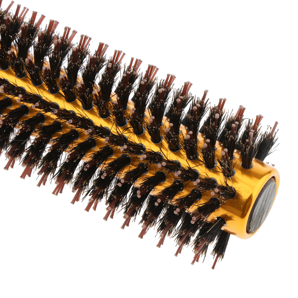 Round Hair Brush Roll Comb Bristle Curly Styling Curling Beauty Salon ...