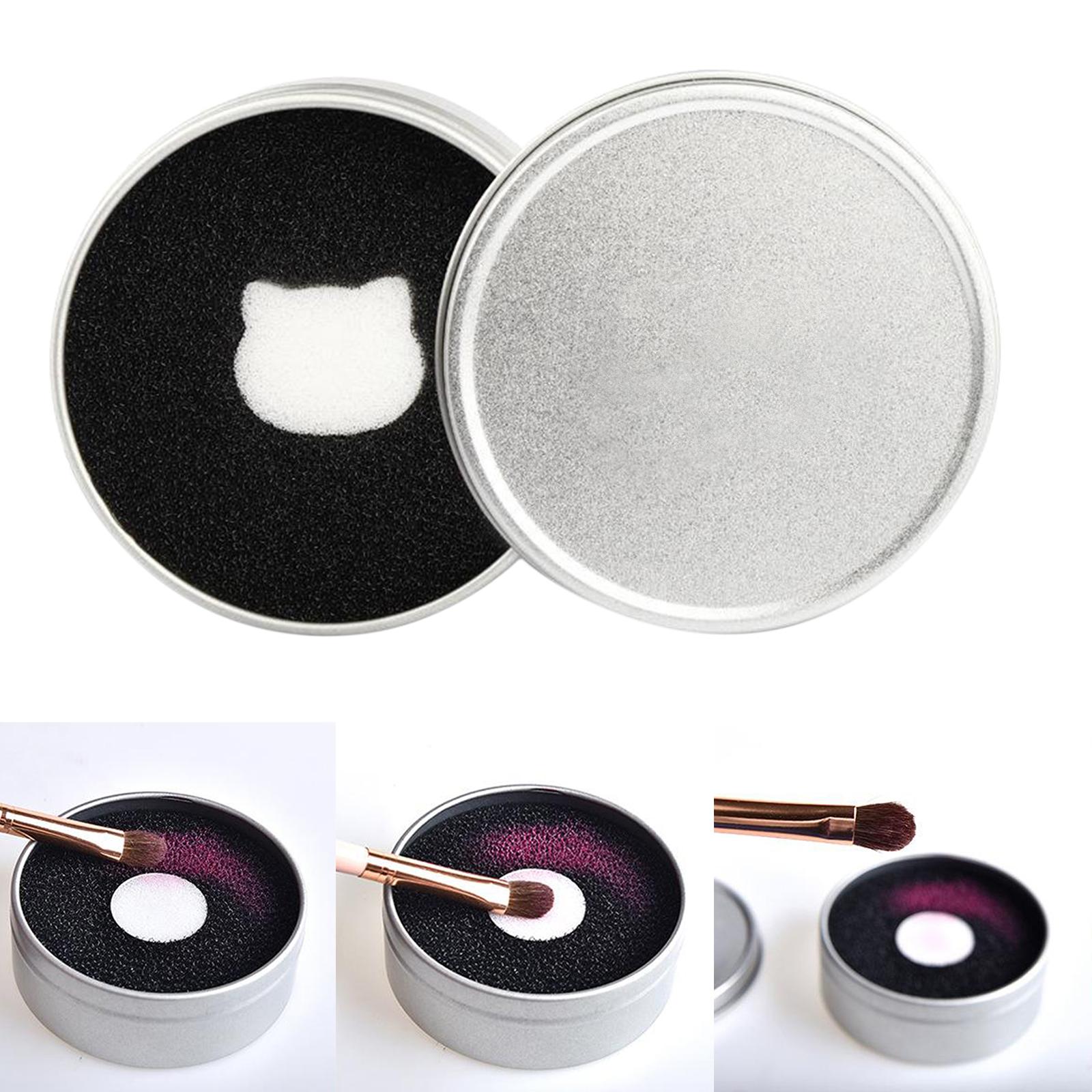 Makeup Brush Cleaner Sponge Eyeshadow Shadow Switch Remover Cat Pattern