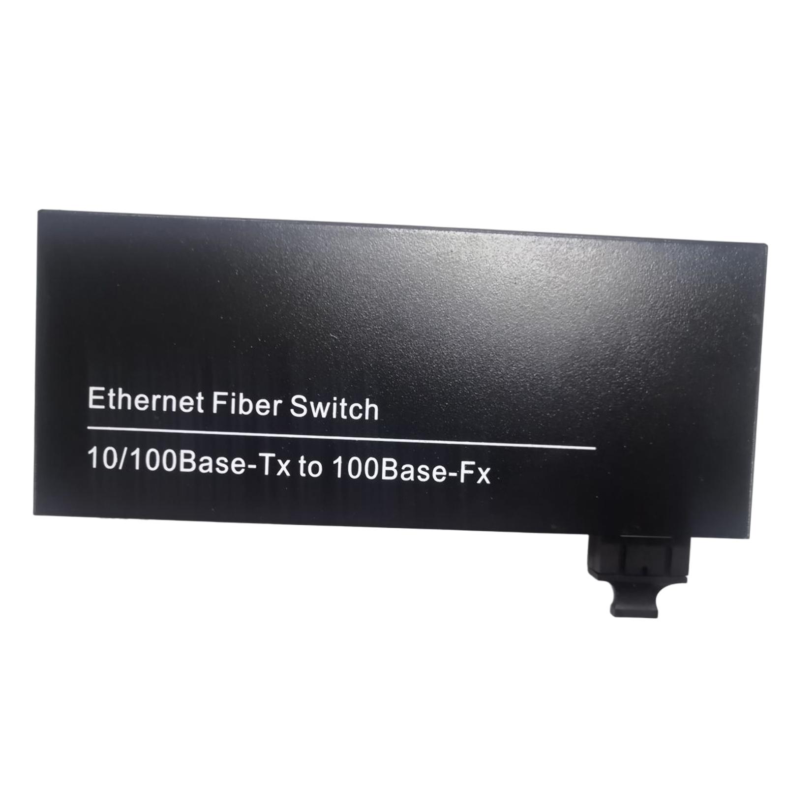 10/100/1000Mbps Fiber Optic Ethernet Media Converter Gigabit Single Mode