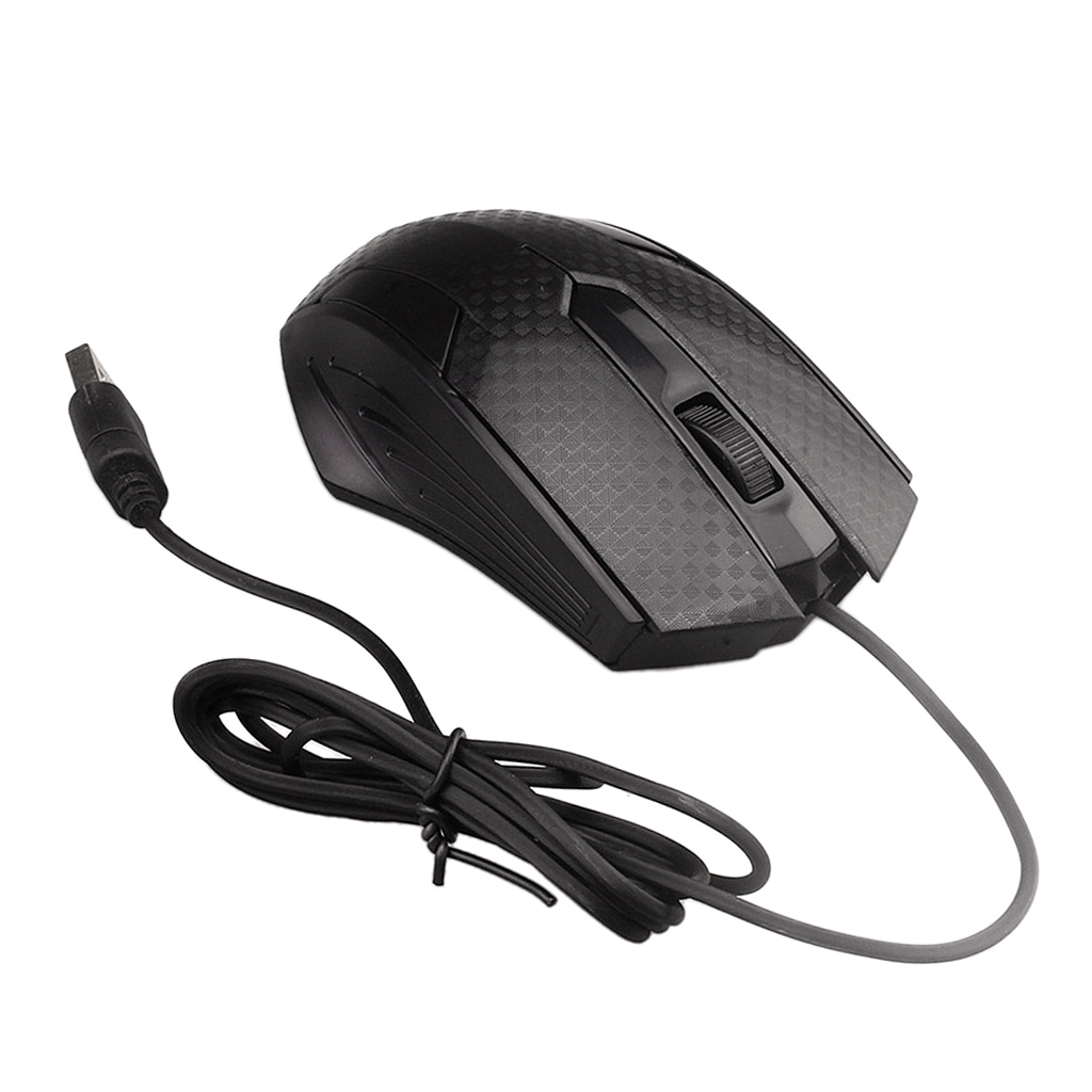 MAIKOU 1000dpi USB Wired High Speed Optical Mouse Gaming Mic For Computer