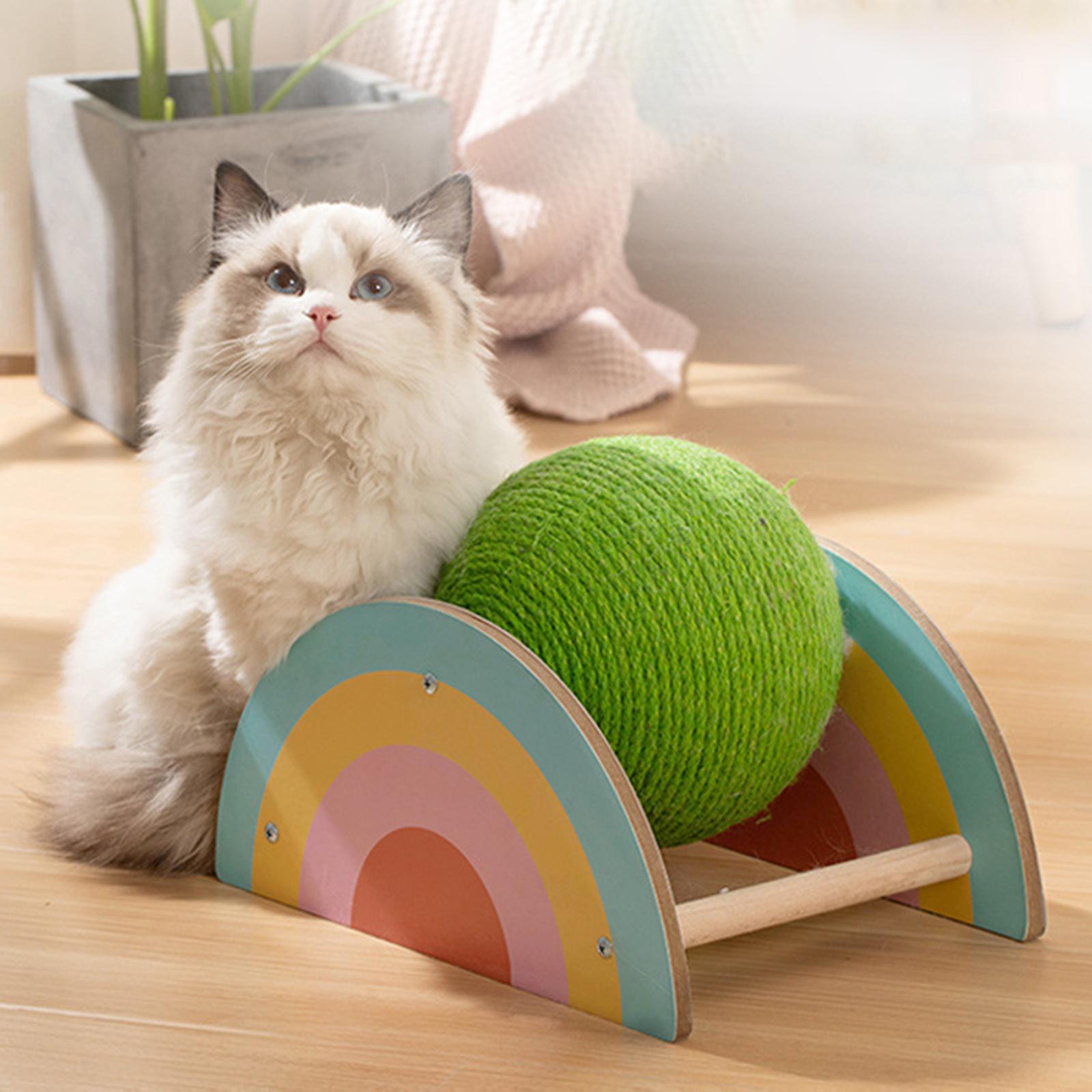 Cat Scratching Ball Interactive Toy Training Scratcher for Indoor Cars