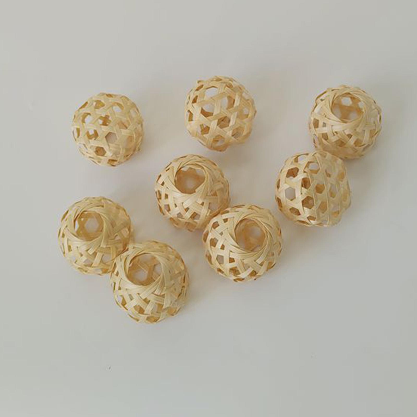 5Pcs Handwoven Lampshade Chandelier Light Cover Replacement for Restaurant Small