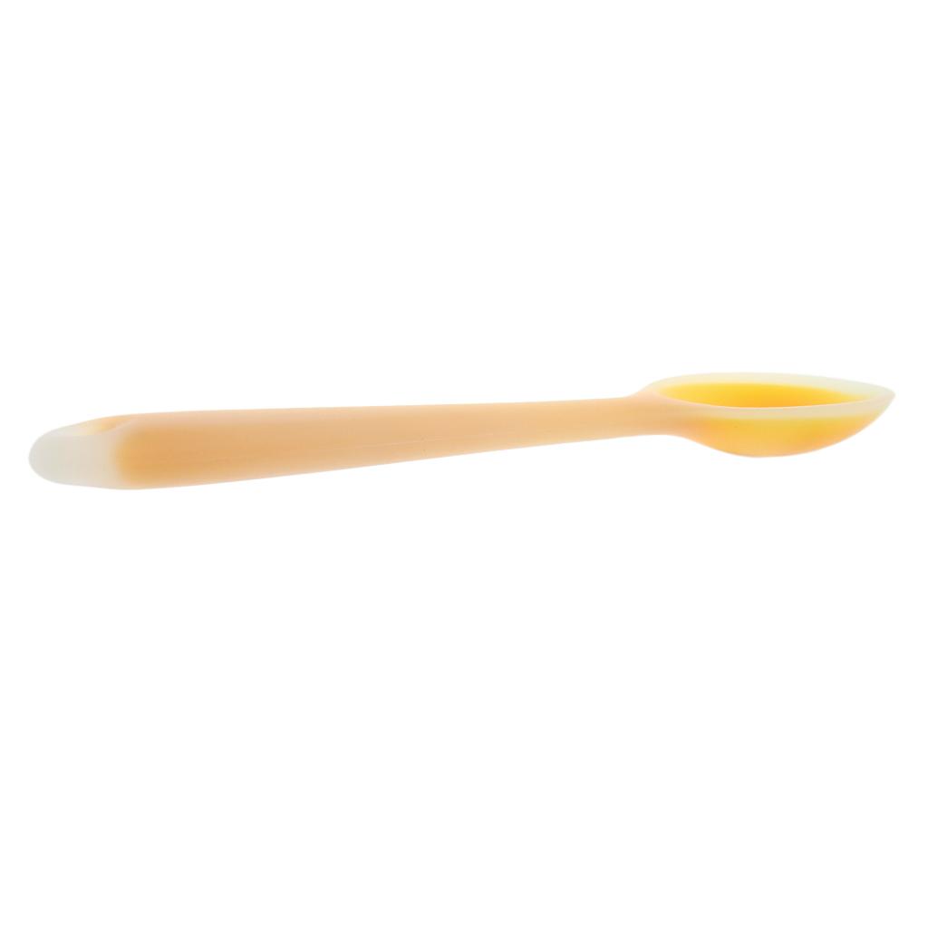 3xSilicone Ladle Soup Spoon Utensils Non-stick Cooking Kitchen Tools Yellow #1