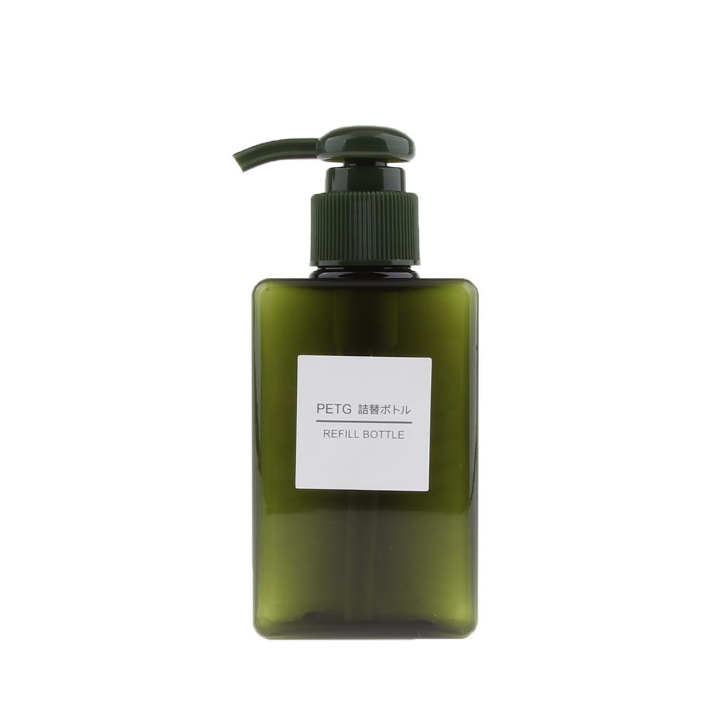  Dispenser Cosmetic Containers Bottle  Dark green 150ml