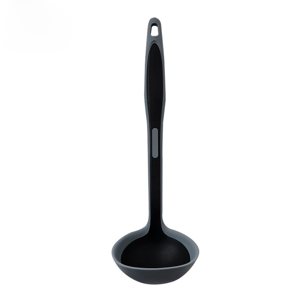 Spoon Ladle for Cooking Mixing Heat Resistant Kitchen Utensil Cookware Black