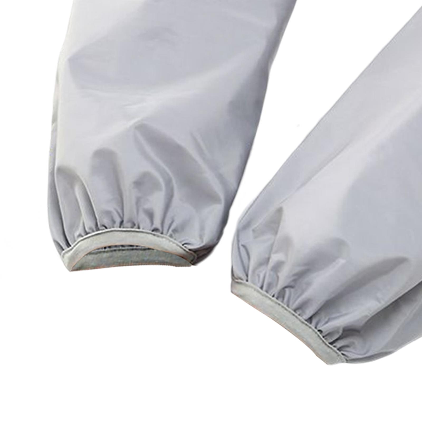 2Pcs Waterproof Sleeves Anti-Dirty Protective for Cleaning Cooking Grey