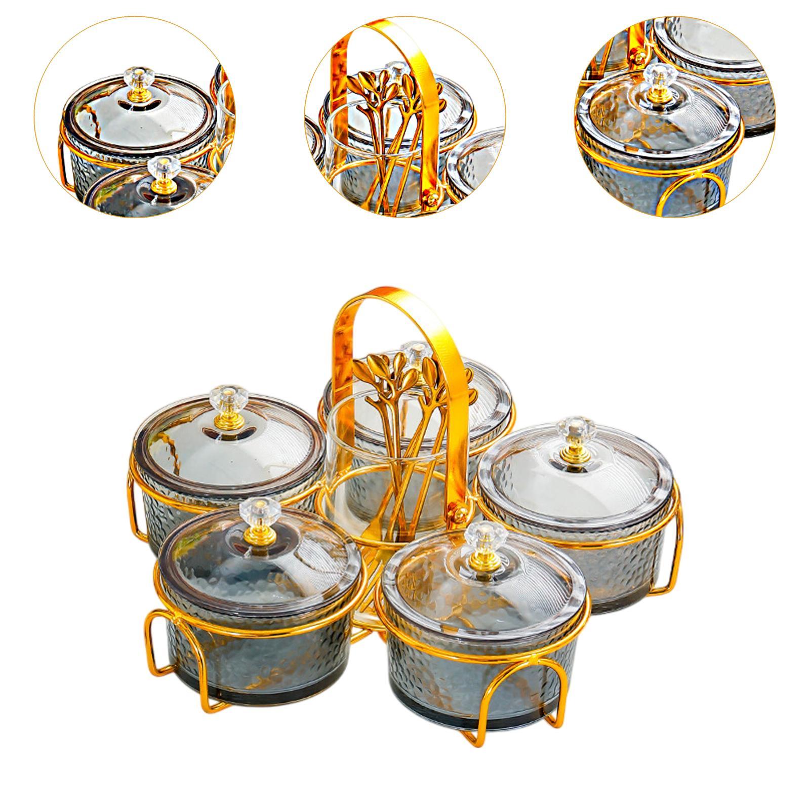 Appetizer Tray Ornament Multifunctional Serving Tray for Cookies Cakes Party gray