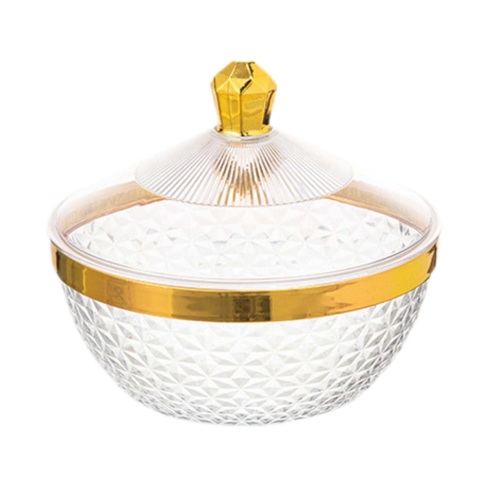 Fruit Bowl with Lid Round S