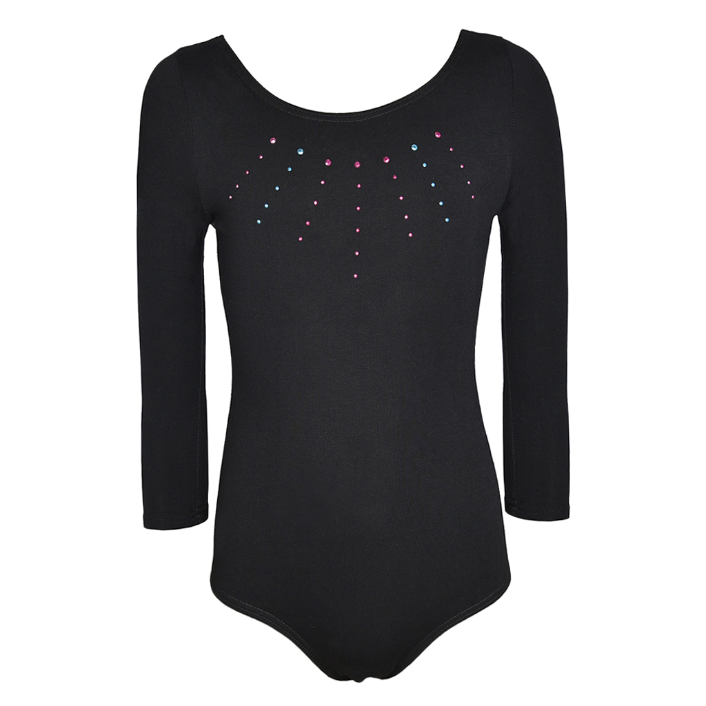 Freebily Mädchen Tanzanzug Set - Langarm Leotard Mit Leggings Für Gymnastik