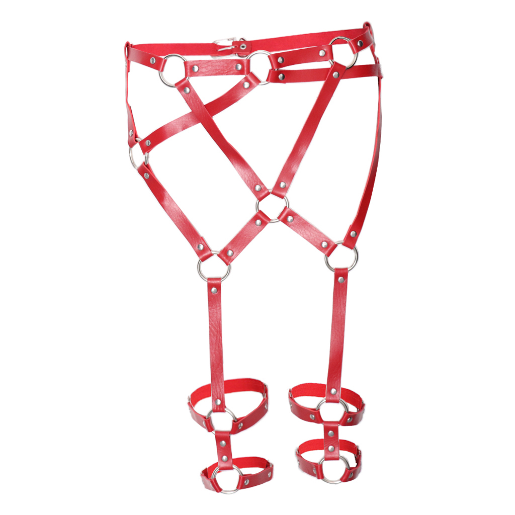 Women Waist Leg Harness Garter Belt High Thigh Stockings Suspender ...