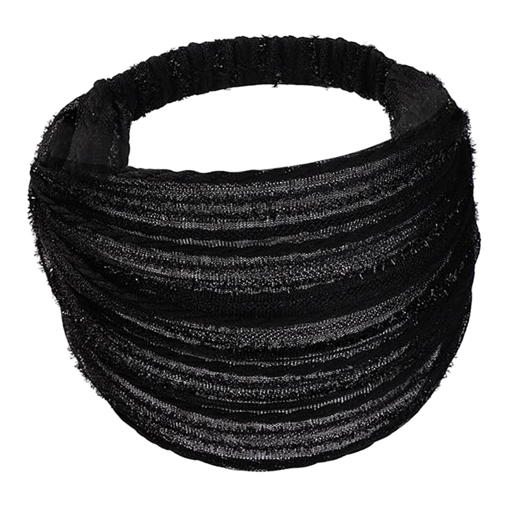 Fashion Headband Hairband Ladies Yoga Head Wrap Hair Accessory Jewelry Black