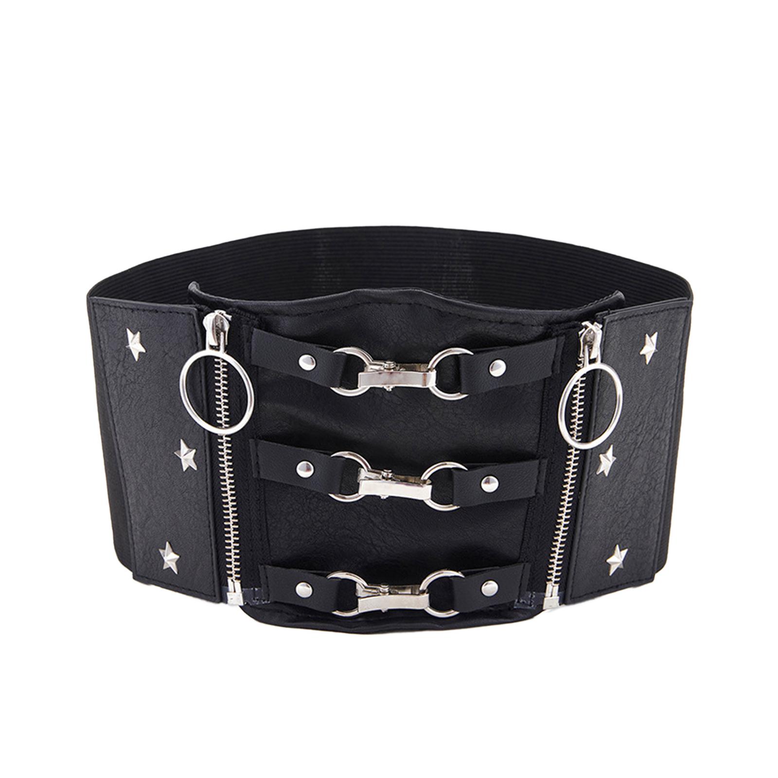 Women Elastic Wide Waist Belt
