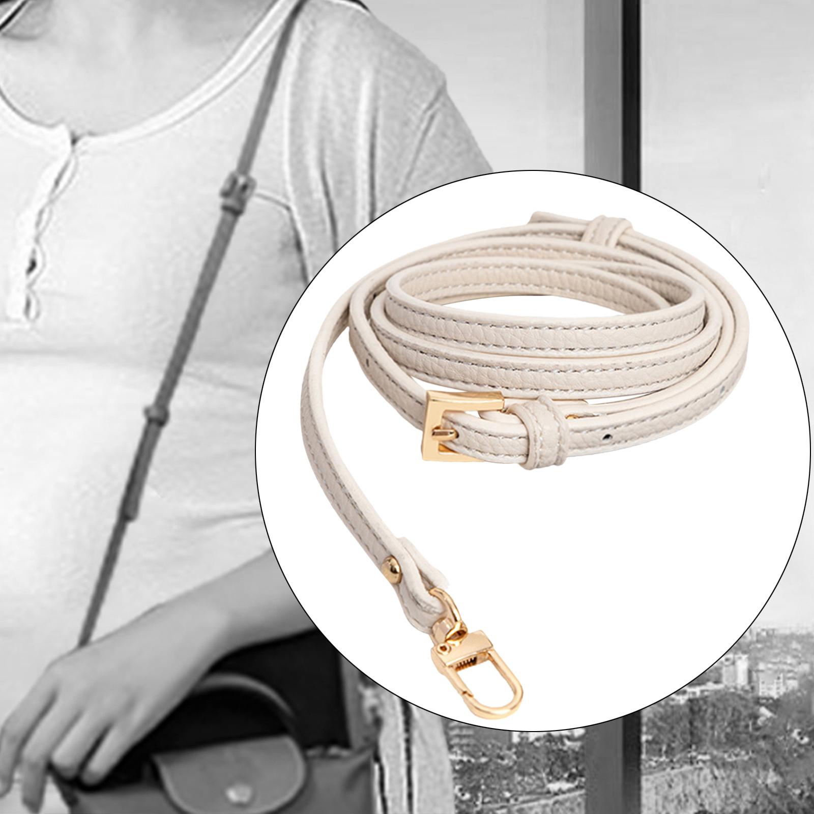 Leather Bag Strap Replacement Universal Shoulder Strap for Shoulder Handbags White