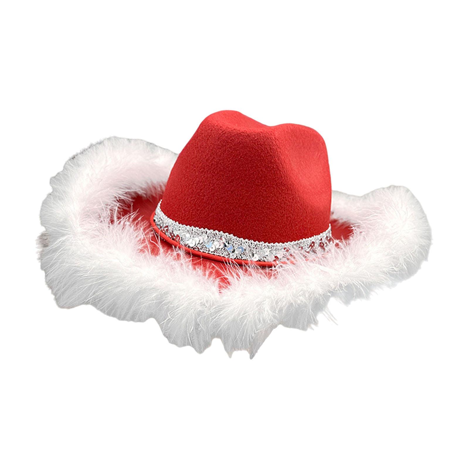 Cowgirl Hat Thick Feather