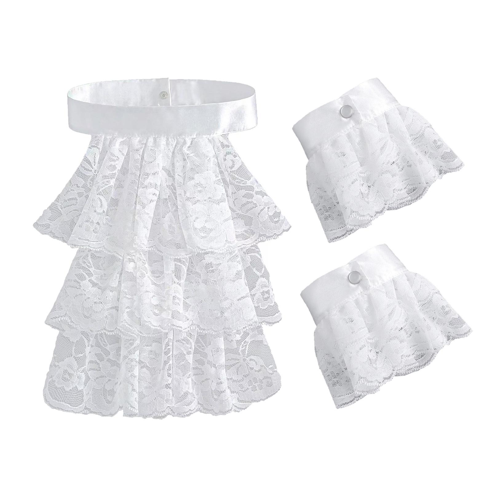 Lace Jabot and Cuffs Set