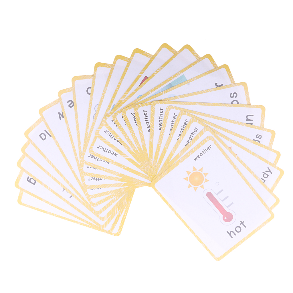 Flash Cards Cognition Flashcards Educational Early Learning Toy Child Baby PICK