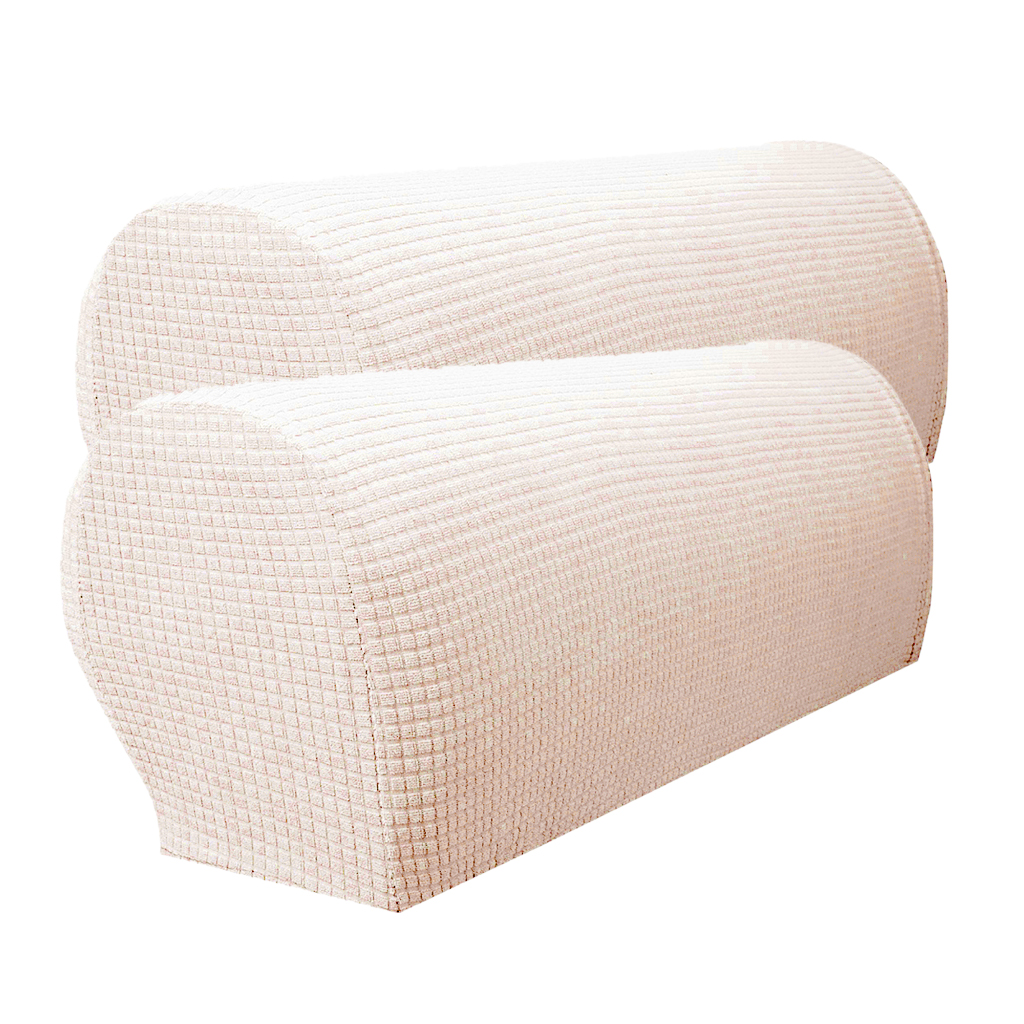 Furniture Sofa Armrest Covers Beige
