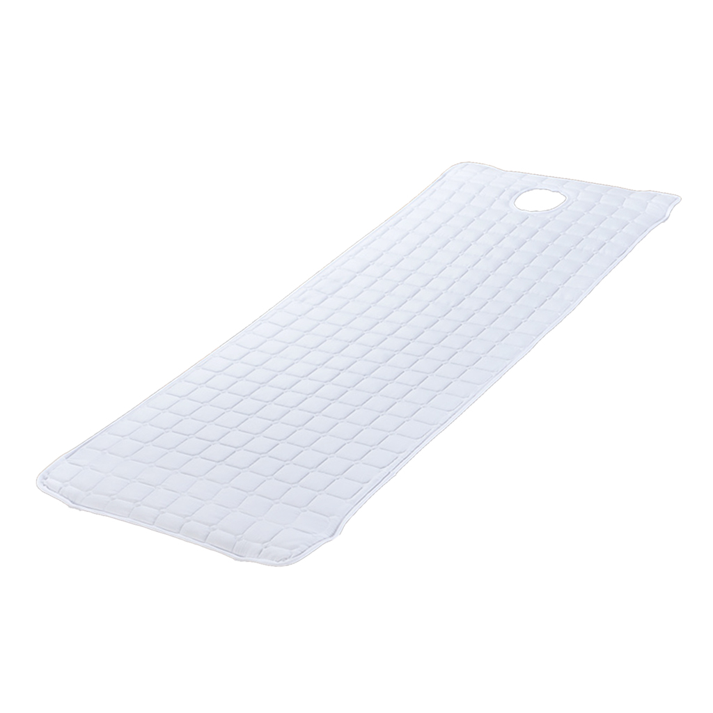 Non-slip Massage Table Sheet Cover with Elastic Band 190x80cm White