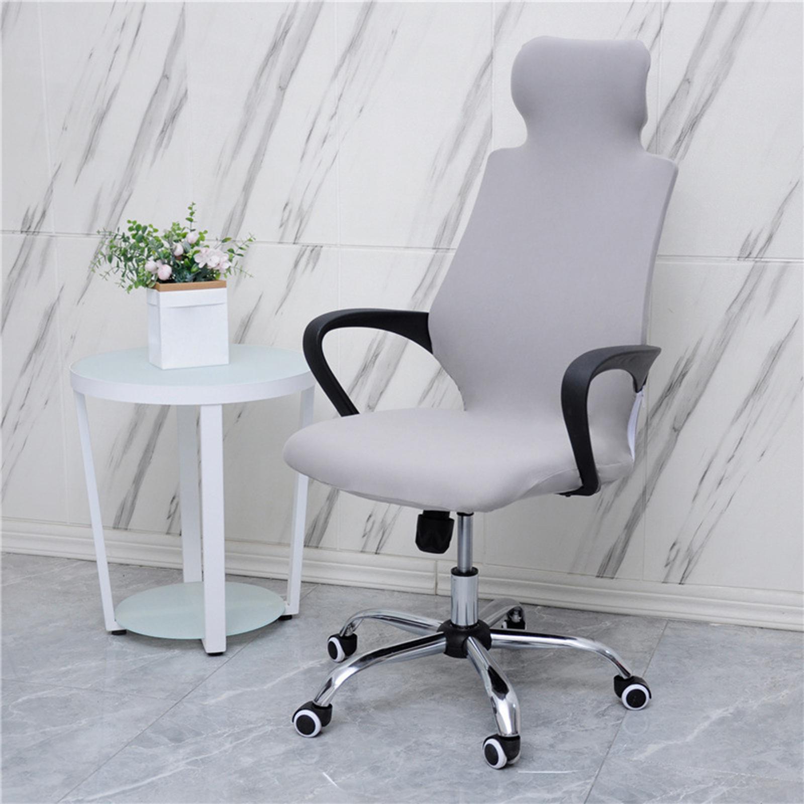 Office Chair Covers Computer Chair Slipcovers for Gaming Chair Light Grey