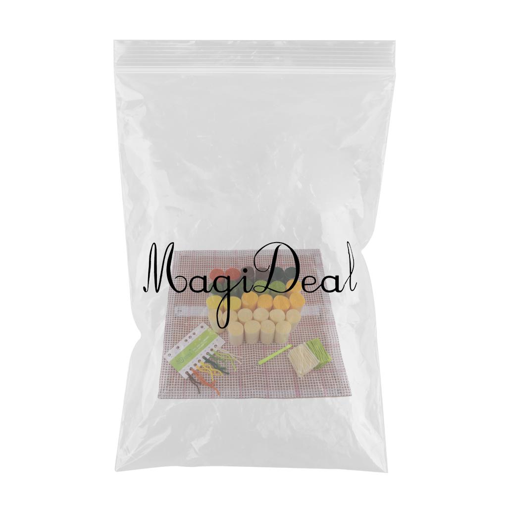 Pillows Latch Hook Kits Material Package for Beginners - Rabbit & Sunflower