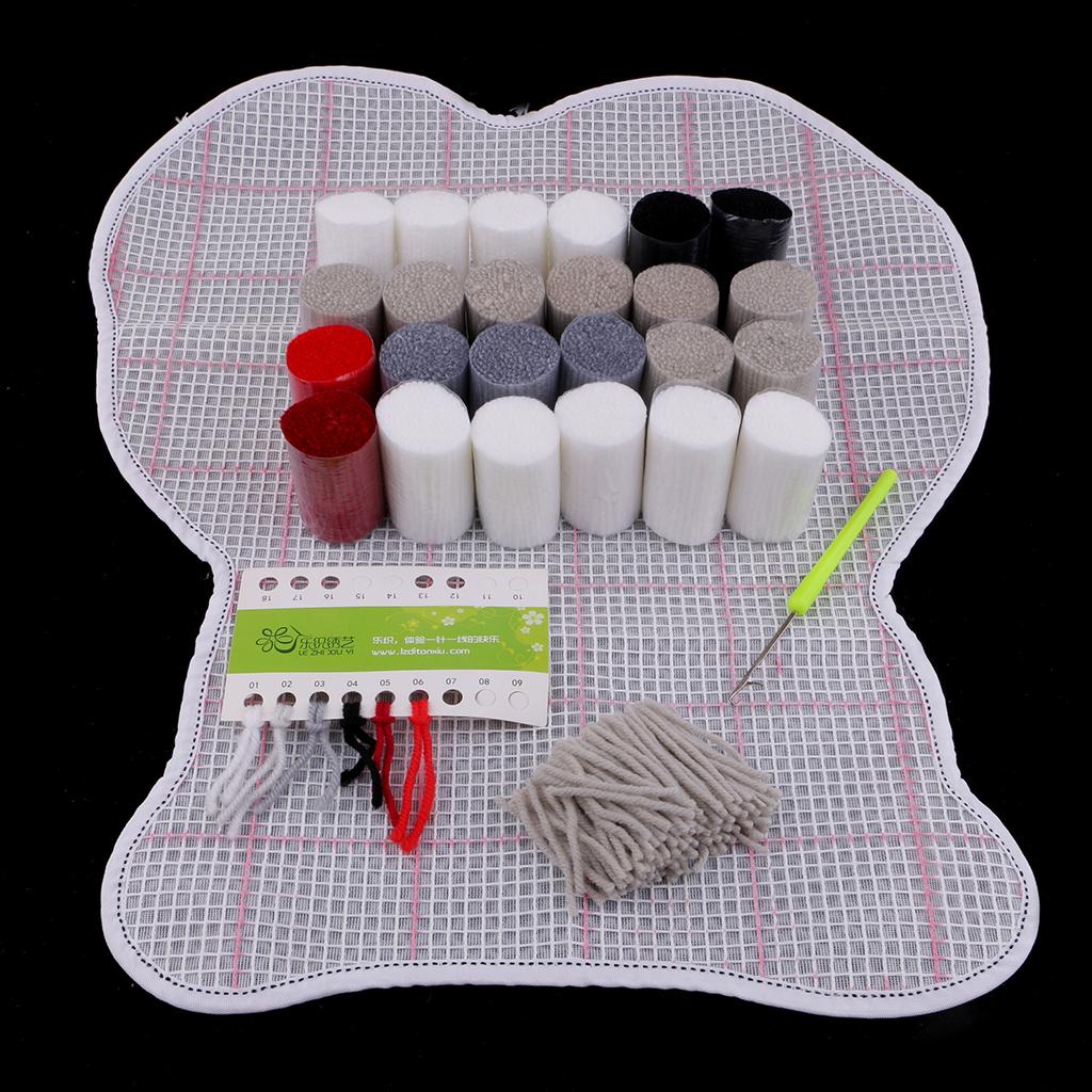 Large Latch Hook Rug Kits for Adult Handmade Cute Animal Bear Cushion Making eBay Large Latch Hook Rug Kits for Adult Handmade Cute Animal Bear Cushion Making eBay