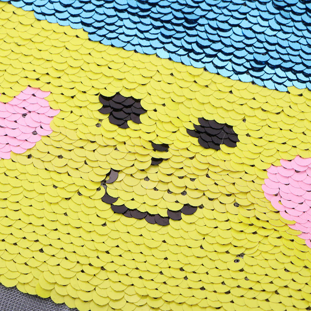 Embroidery Sew Iron On Patch Badge Bag Clothes Mushroom Sequin Applique DIY