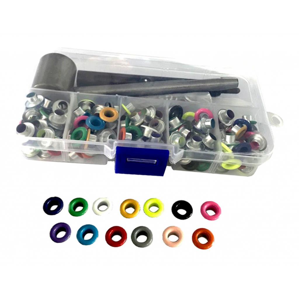 400pcs 3mm Metal Eyelet Rivets Eyelets for Leather Craft Clothing Canvas