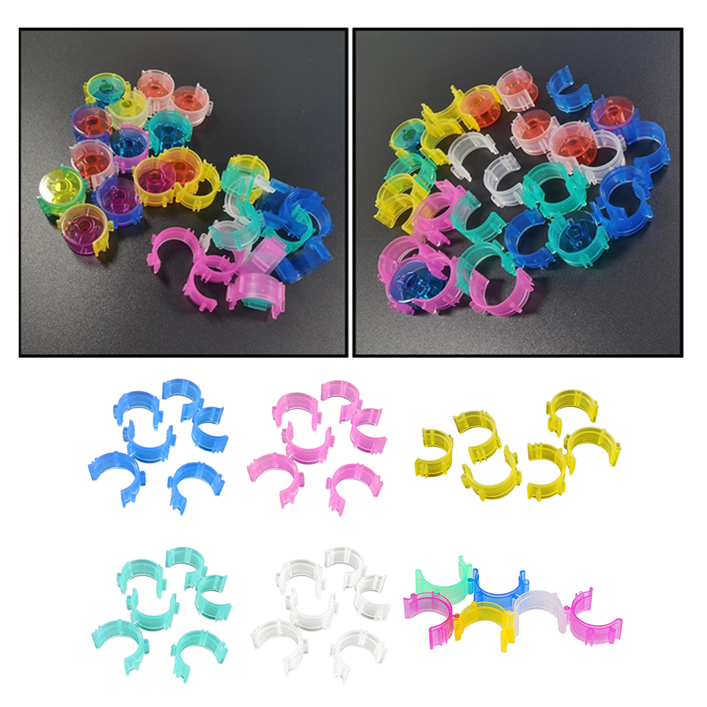 50Pcs/Pack Sewing Bobbin Small Clips Thread Clips Holder Tools Blue