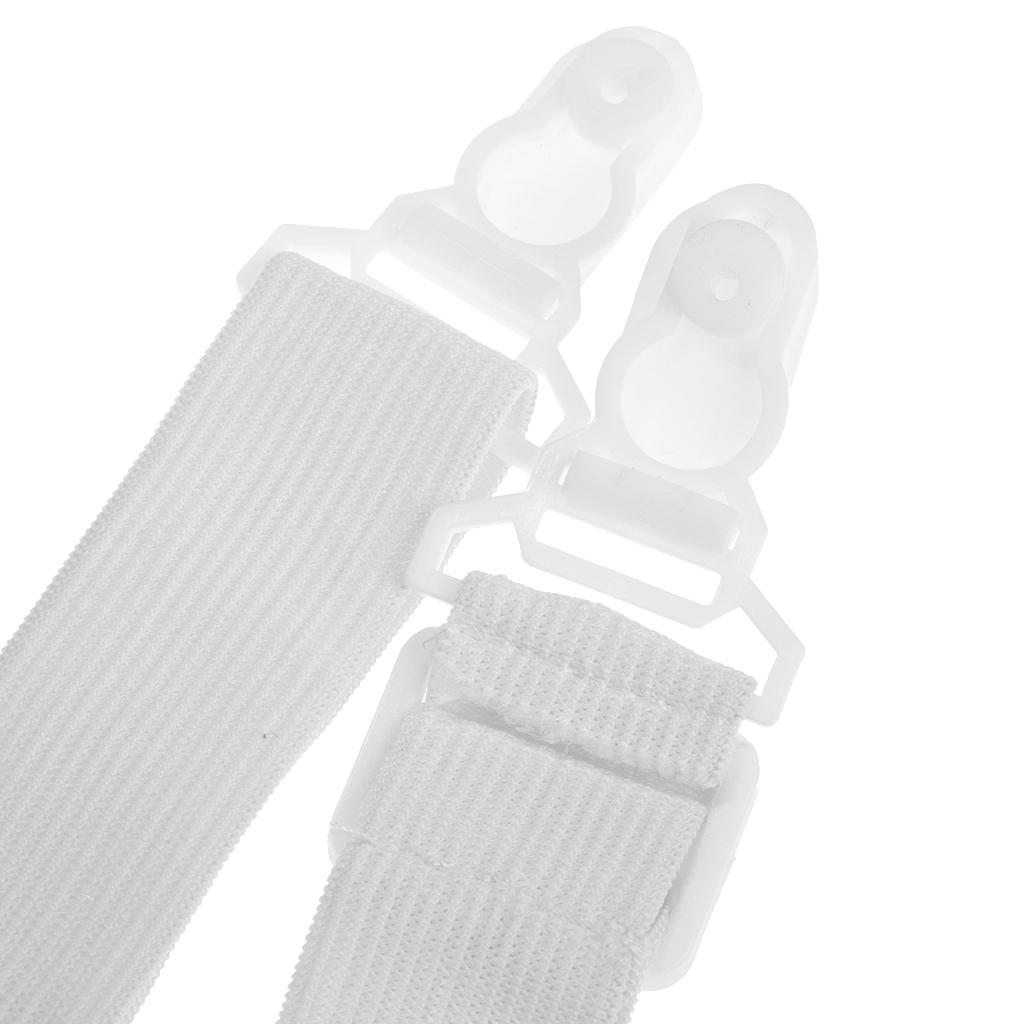 6xBedding Bedspread Sheets Buckle Slip-resistant Belt Elastic Grippers 4pcs