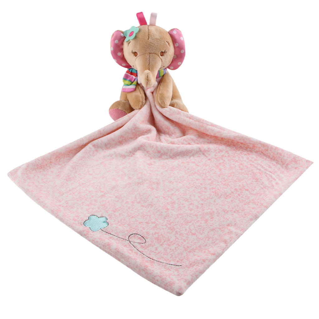 Personalised Baby Boy Girl Security Snuggle Blanket Soft Comfortor