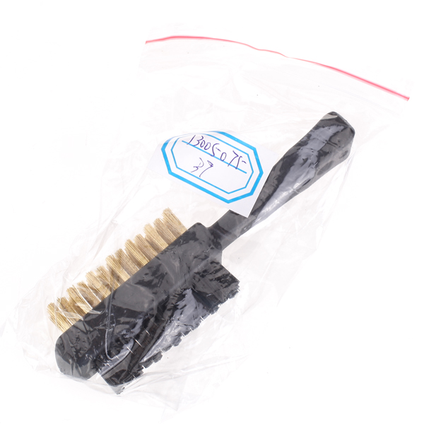 Double-sided Golf Brush Groove Cleaner Plastic Club Kit Tool Black
