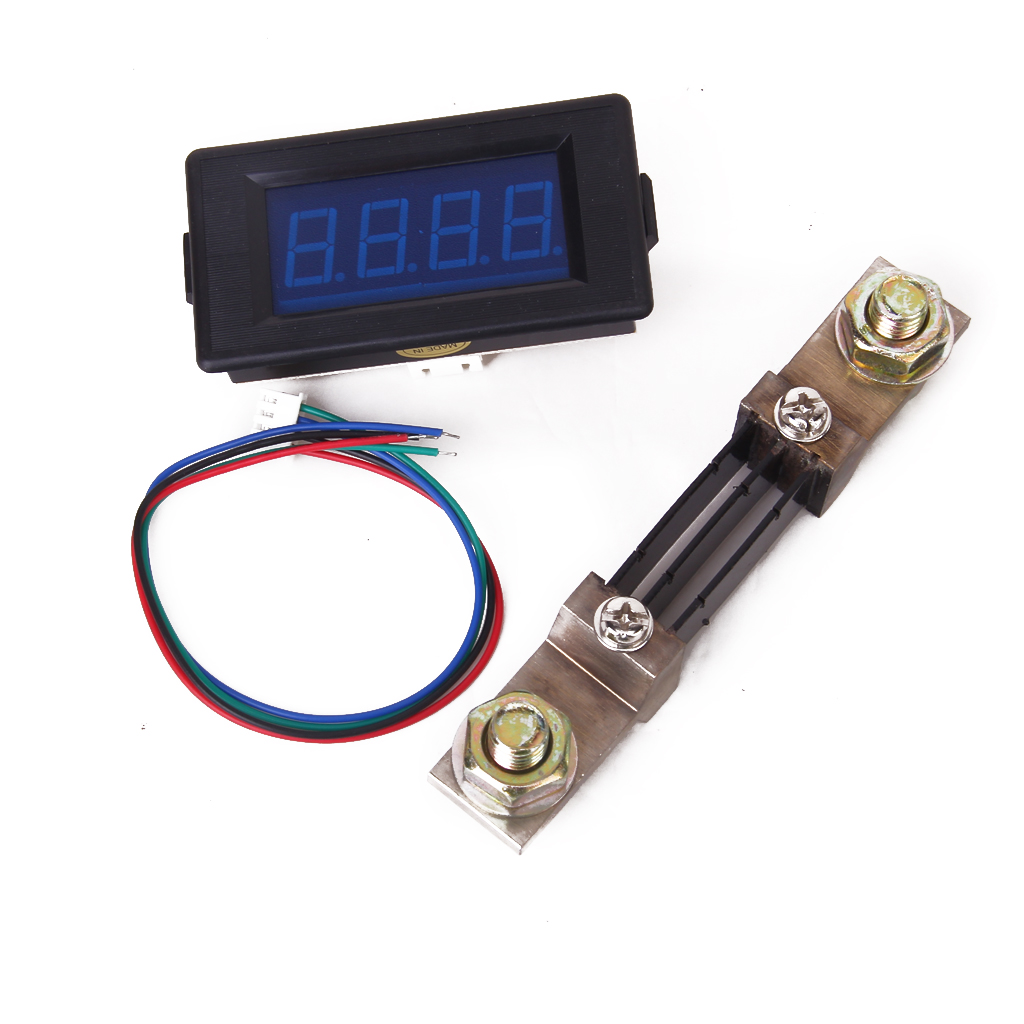 300A 3 ½ Blue LED Digital Ampere Meter