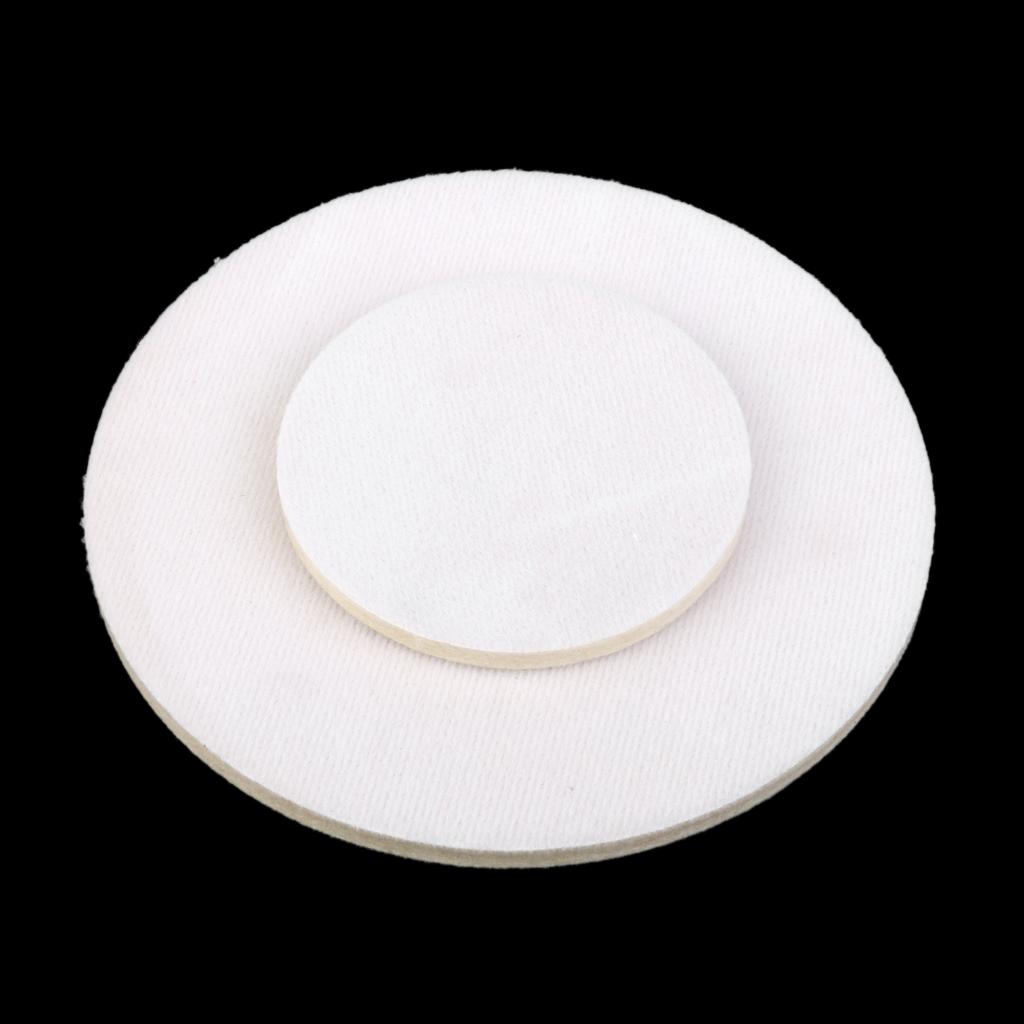 3pcs 4" 100mm Polishing Buffing Wheel Flocking WOOL FELT Polish Polisher pad