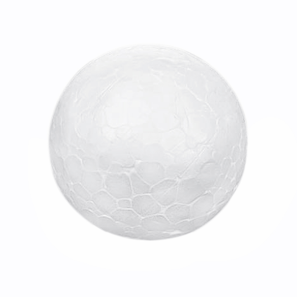 10 x White Christmas Modelling Craft Polystyrene Foam Ball Sphere 10cm