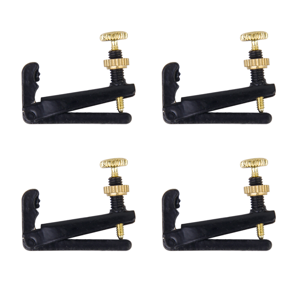 4pcs 1/2-1/4 Violin String Fine Tuner Adjuster