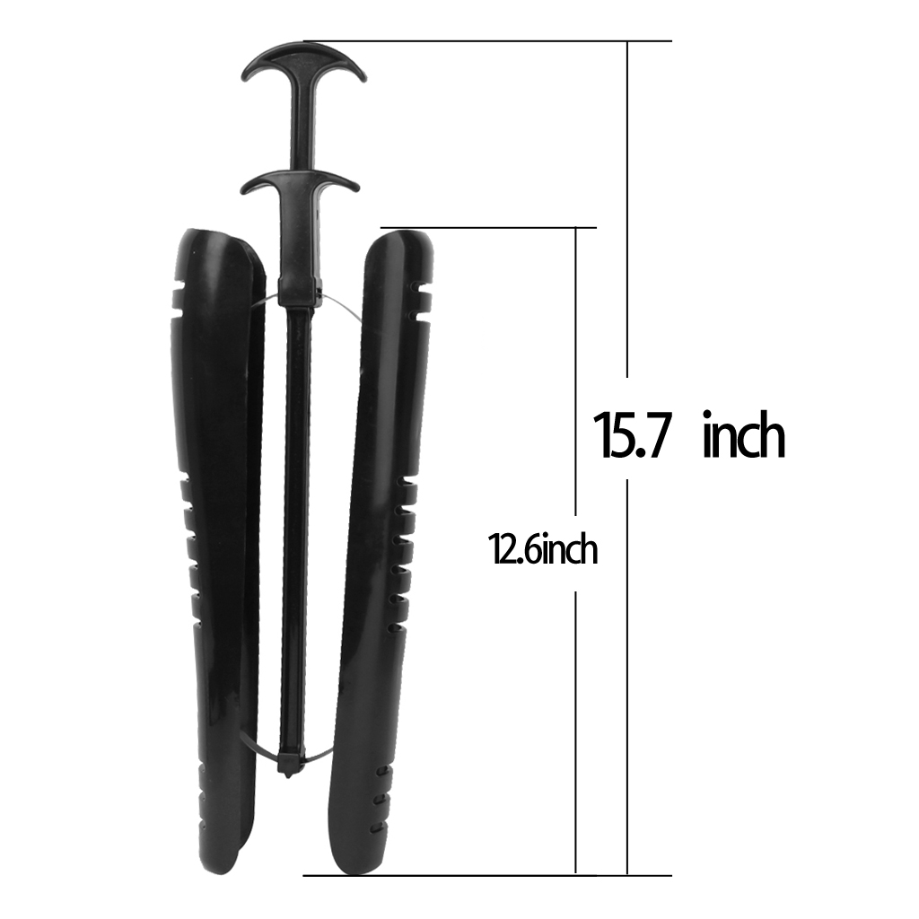 Footful 1 Pair Boot Stretcher Shoe Tree With Handle Adjustable - 15.7 Inch