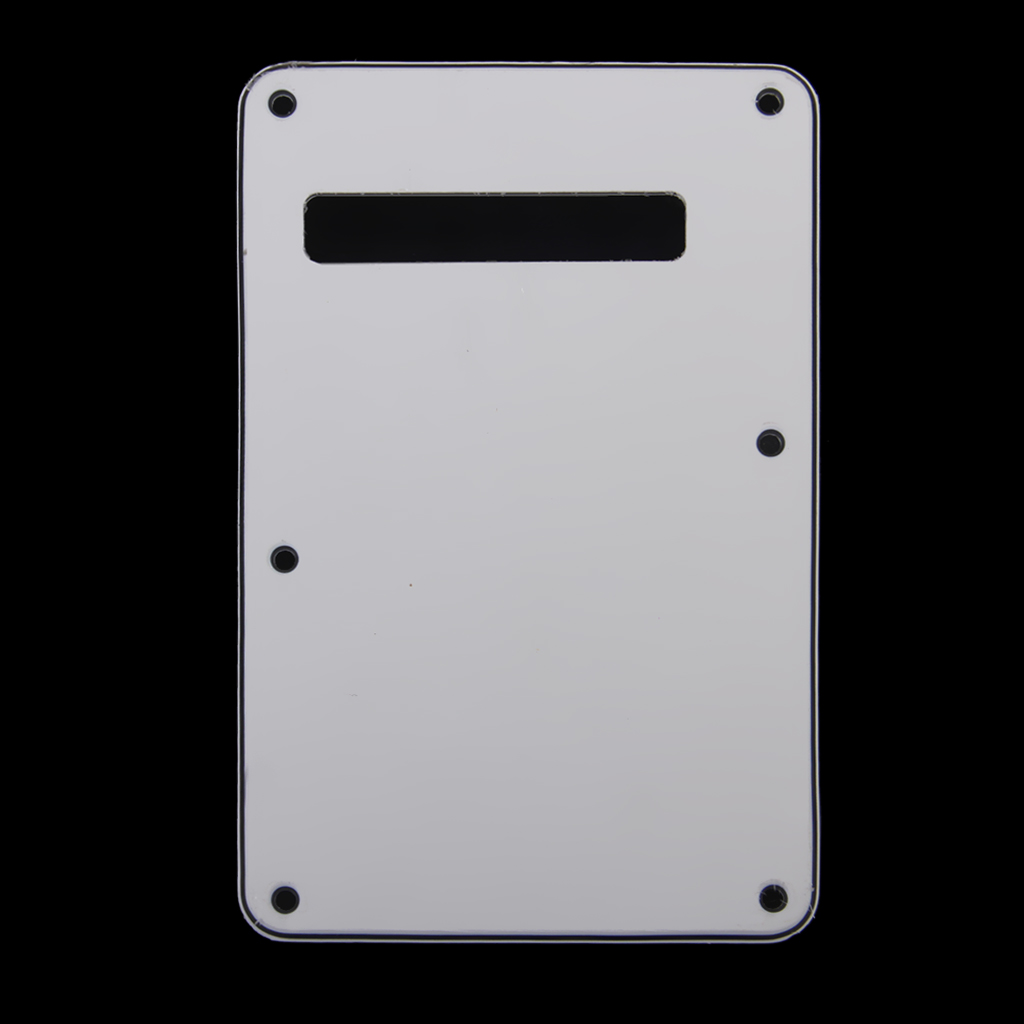 3-Ply Tremolo Cover Backplate for Electric Guitar White
