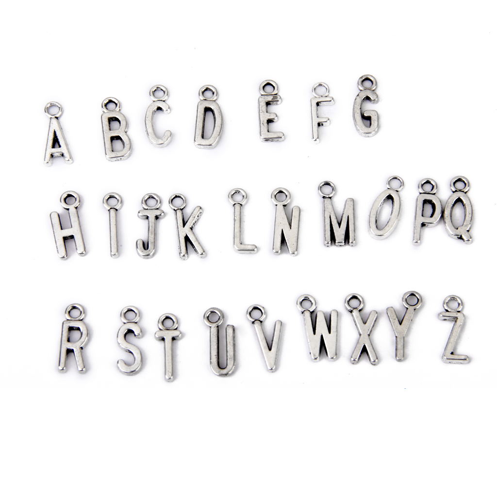 Letters Alloy Pendant Charm