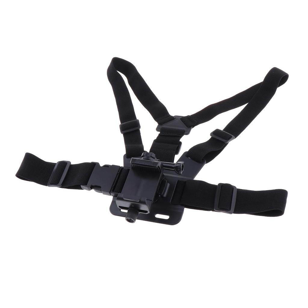 5xChest Body Harness Mount Strap Cellphone Holder Bracket Mobile Phone Clip